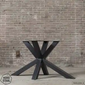 Stalen onderstel tafel - Matrix leg steel black