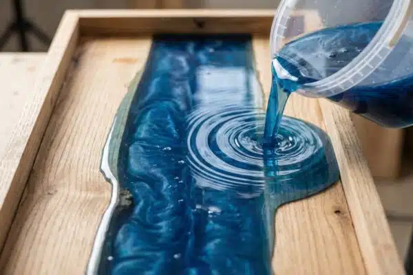 epoxy gieten op hout